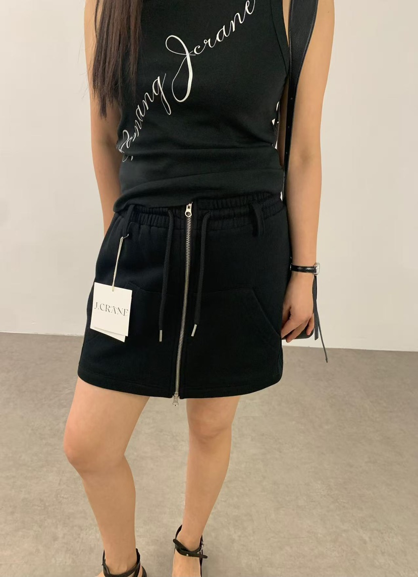 J CRANE-A韓國㊣直郵東大門代購女裝新款25春夏半身裙中短裙不含腰帶J CRANE半身裙/中短裙