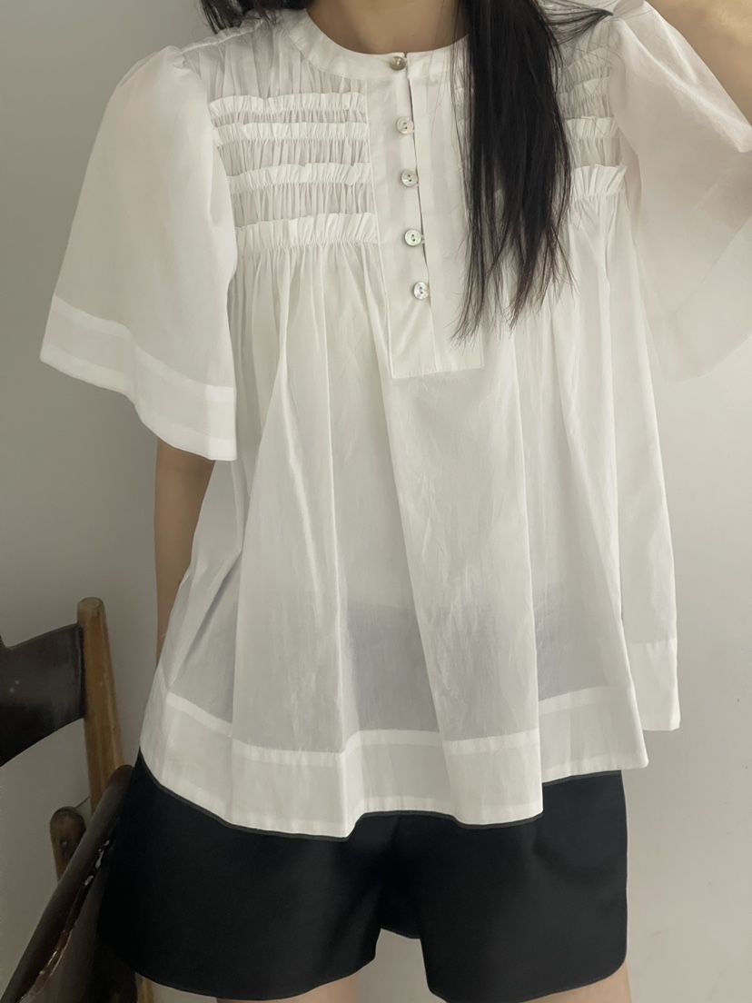 OHAO韓國㊣直郵東大門代購女裝新款熱賣時尚推薦襯衫蕾絲衫OHAO/HA MONG襯衫/蕾絲衫