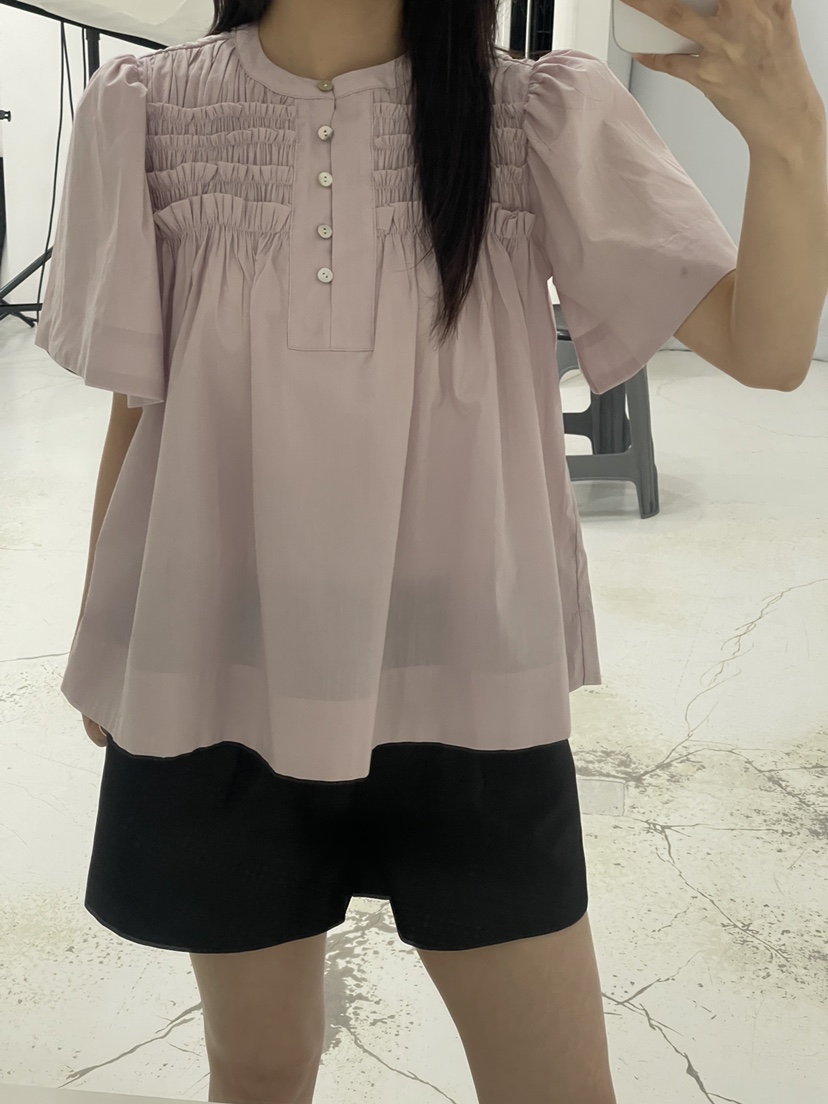 OHAO韓國㊣直郵東大門代購女裝新款熱賣時尚推薦襯衫蕾絲衫OHAO/HA MONG襯衫/蕾絲衫