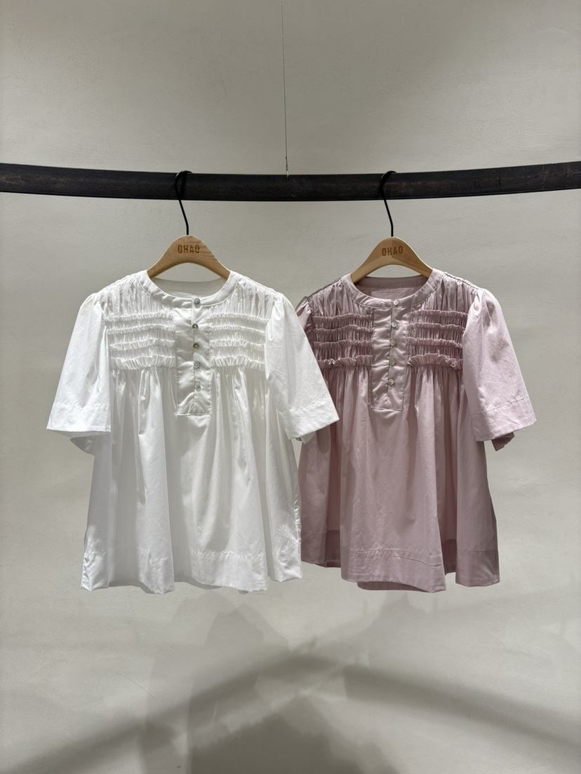 OHAO韓國㊣直郵東大門代購女裝新款熱賣時尚推薦襯衫蕾絲衫OHAO/HA MONG襯衫/蕾絲衫