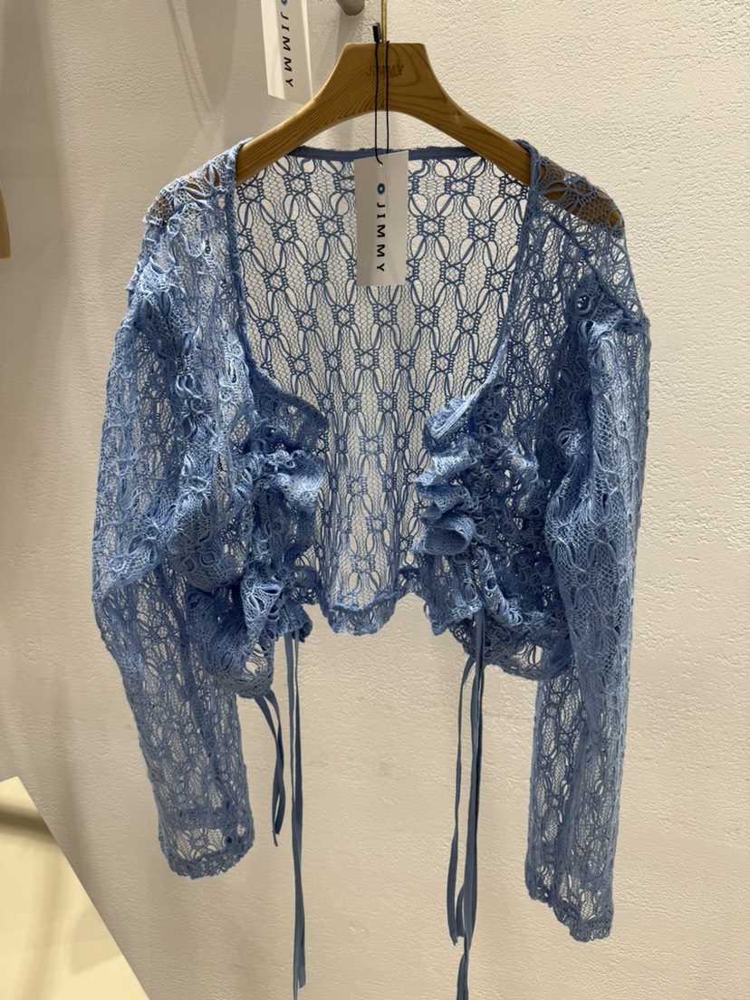 JIMMY直郵韓國代購㊣女裝新品25春夏休閑推薦針織衫可愛的開衫JIMMY/REMAKE針織衫