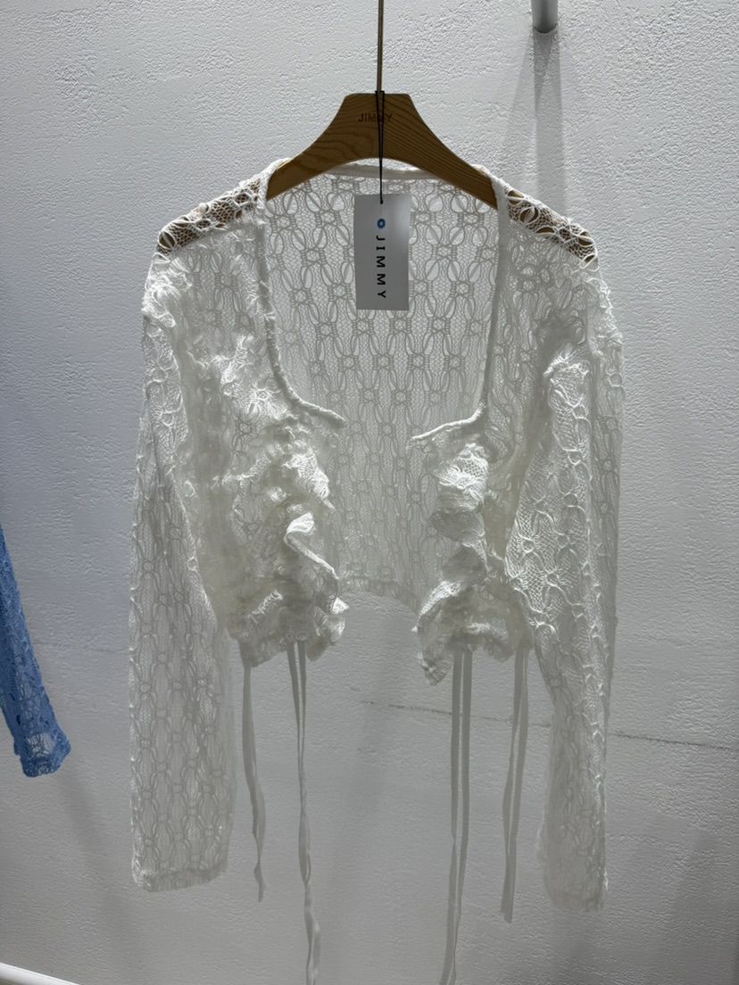 JIMMY直郵韓國代購㊣女裝新品25春夏休閑推薦針織衫可愛的開衫JIMMY/REMAKE針織衫圖色2