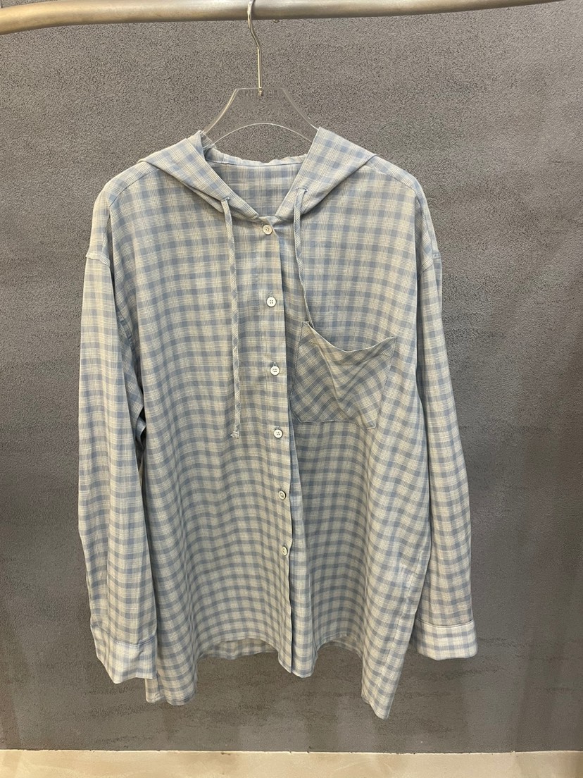 HARZI東大門代購女裝新款時尚真品職業25春夏休閑襯衫蕾絲衫HARZI襯衫/蕾絲衫