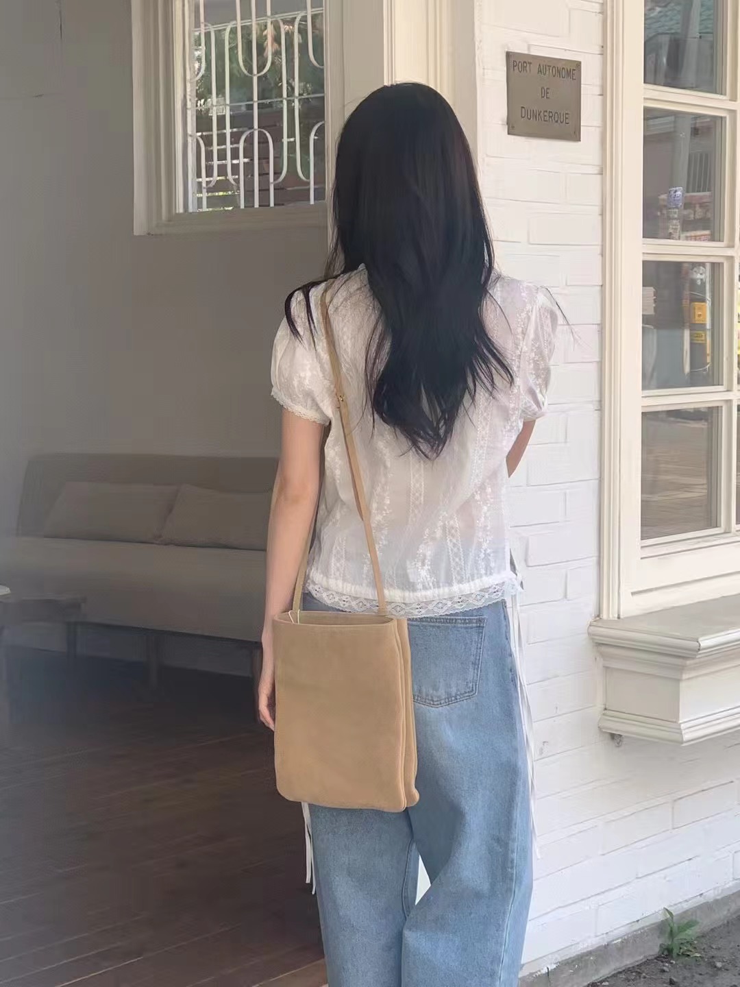 MELMEONT韓國直郵女士新品休閑人氣時尚熱賣職業襯衫蕾絲衫MELMEONT襯衫/蕾絲衫