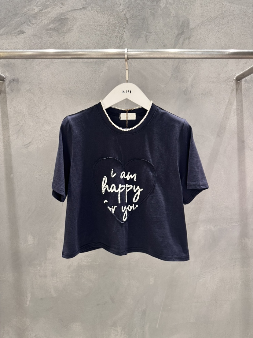 KIFF直郵韓國代購㊣女裝新款熱賣休閑時尚人氣推薦25春夏T恤KIFFT恤圖色3