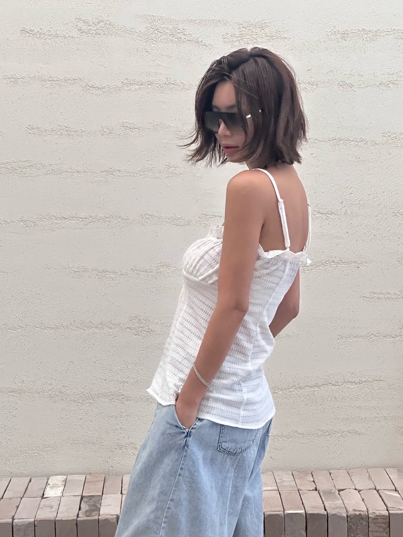 PARIS MATCH韓國㊣直郵東大門代購女裝新品熱賣時尚吊帶背心PARIS MATCH吊帶/背心