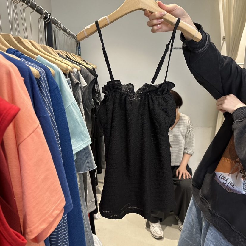 PARIS MATCH韓國㊣直郵東大門代購女裝新品熱賣時尚吊帶背心PARIS MATCH吊帶/背心