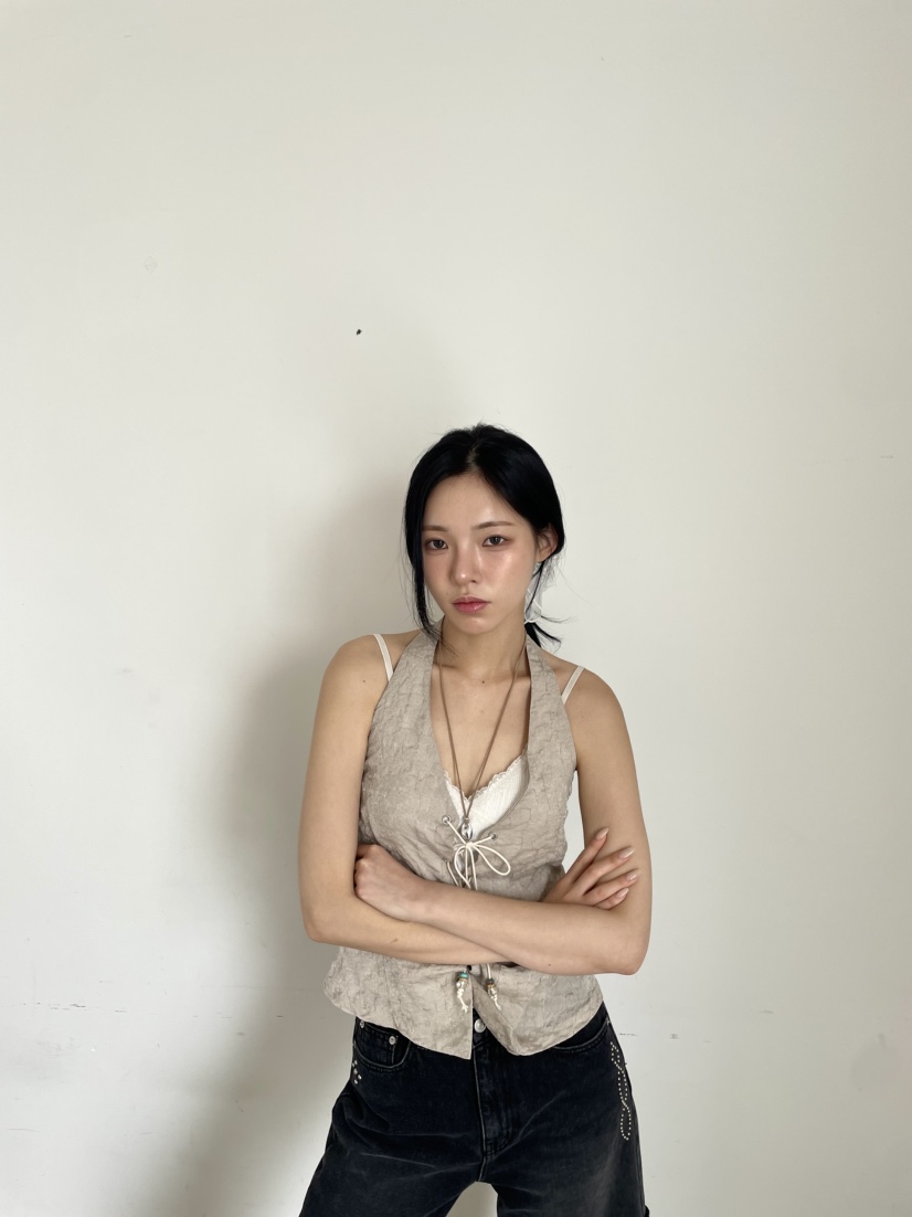 BETWEEN US直郵韓國代購㊣女裝新品熱賣休閑推薦人氣吊帶背心JICJO:SEOUL吊帶/背心