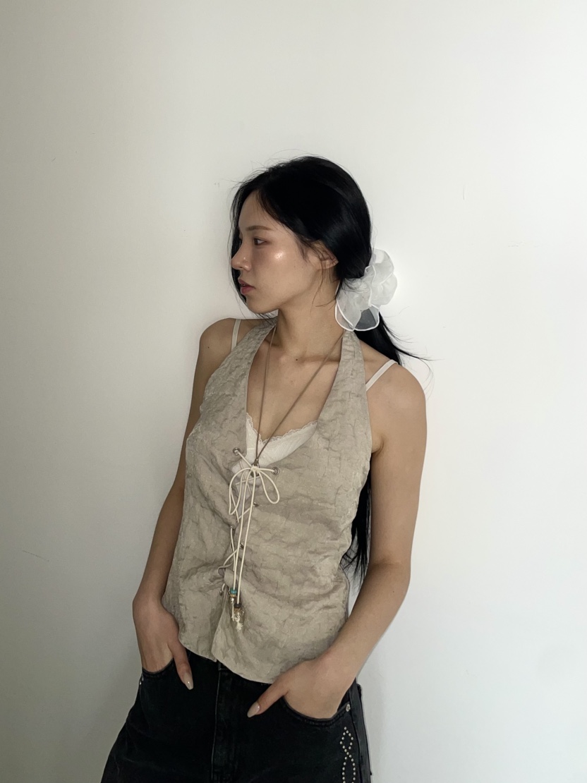 BETWEEN US直郵韓國代購㊣女裝新品熱賣休閑推薦人氣吊帶背心JICJO:SEOUL吊帶/背心