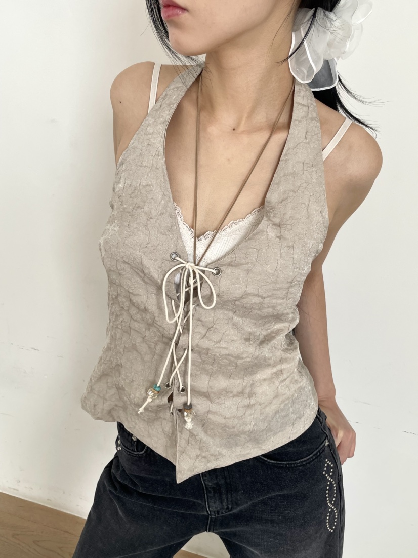 BETWEEN US直郵韓國代購㊣女裝新品熱賣休閑推薦人氣吊帶背心JICJO:SEOUL吊帶/背心