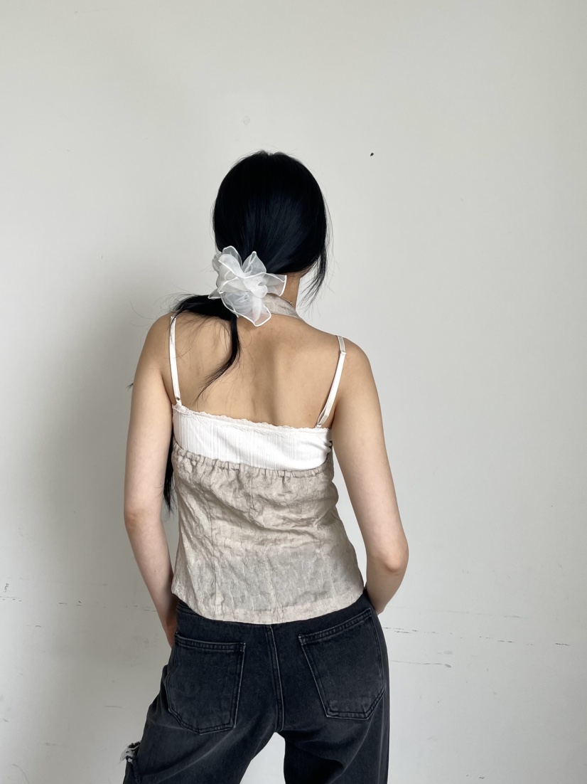BETWEEN US直郵韓國代購㊣女裝新品熱賣休閑推薦人氣吊帶背心JICJO:SEOUL吊帶/背心