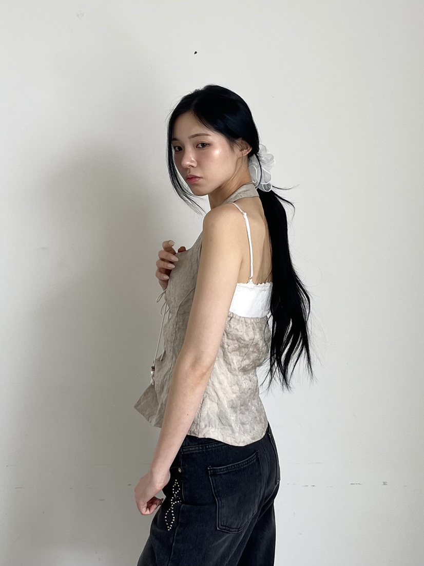 BETWEEN US直郵韓國代購㊣女裝新品熱賣休閑推薦人氣吊帶背心JICJO:SEOUL吊帶/背心