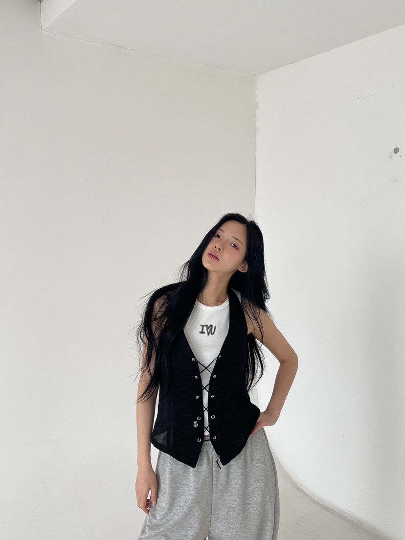 BETWEEN US直郵韓國代購㊣女裝新品熱賣休閑推薦人氣吊帶背心JICJO:SEOUL吊帶/背心