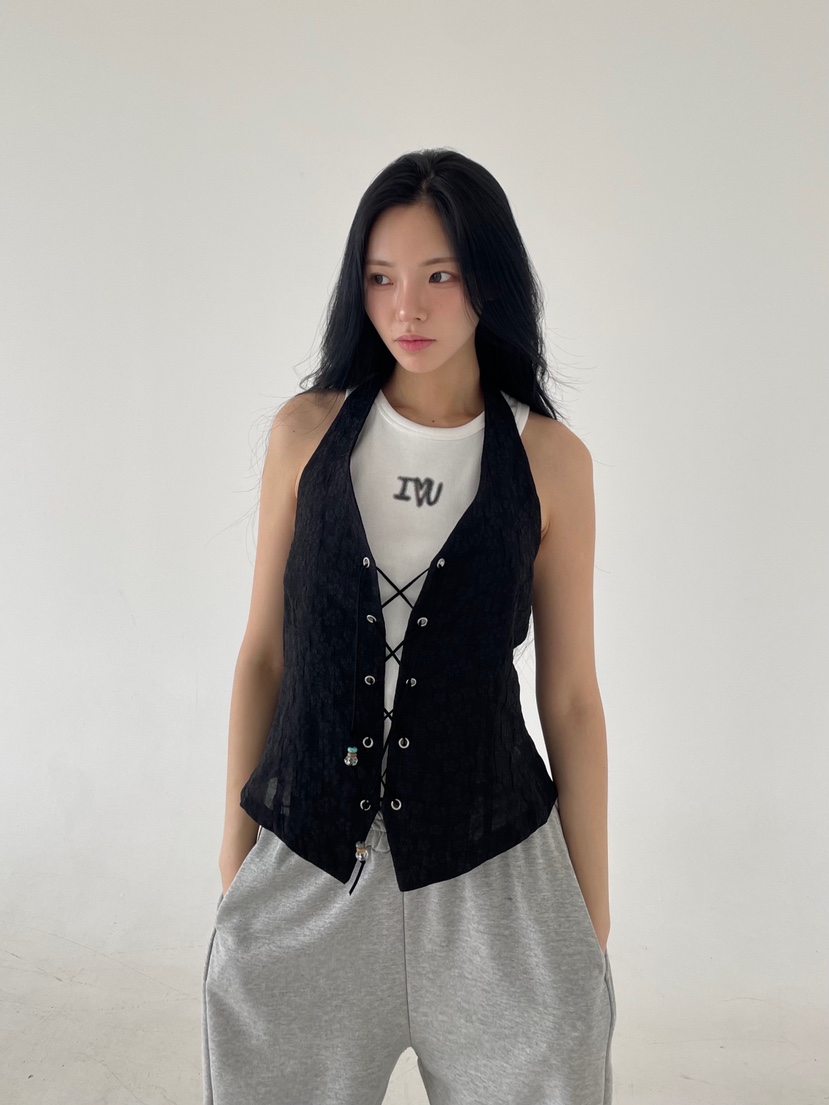 BETWEEN US直郵韓國代購㊣女裝新品熱賣休閑推薦人氣吊帶背心JICJO:SEOUL吊帶/背心