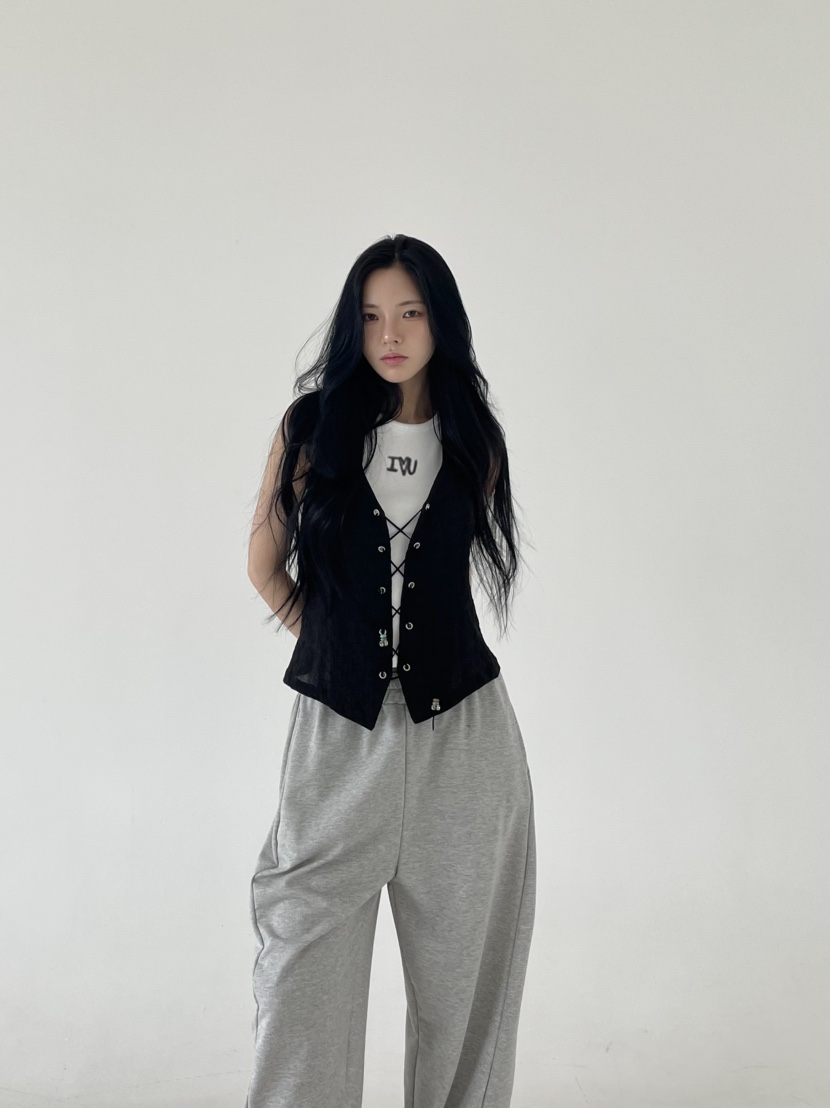 BETWEEN US直郵韓國代購㊣女裝新品熱賣休閑推薦人氣吊帶背心JICJO:SEOUL吊帶/背心