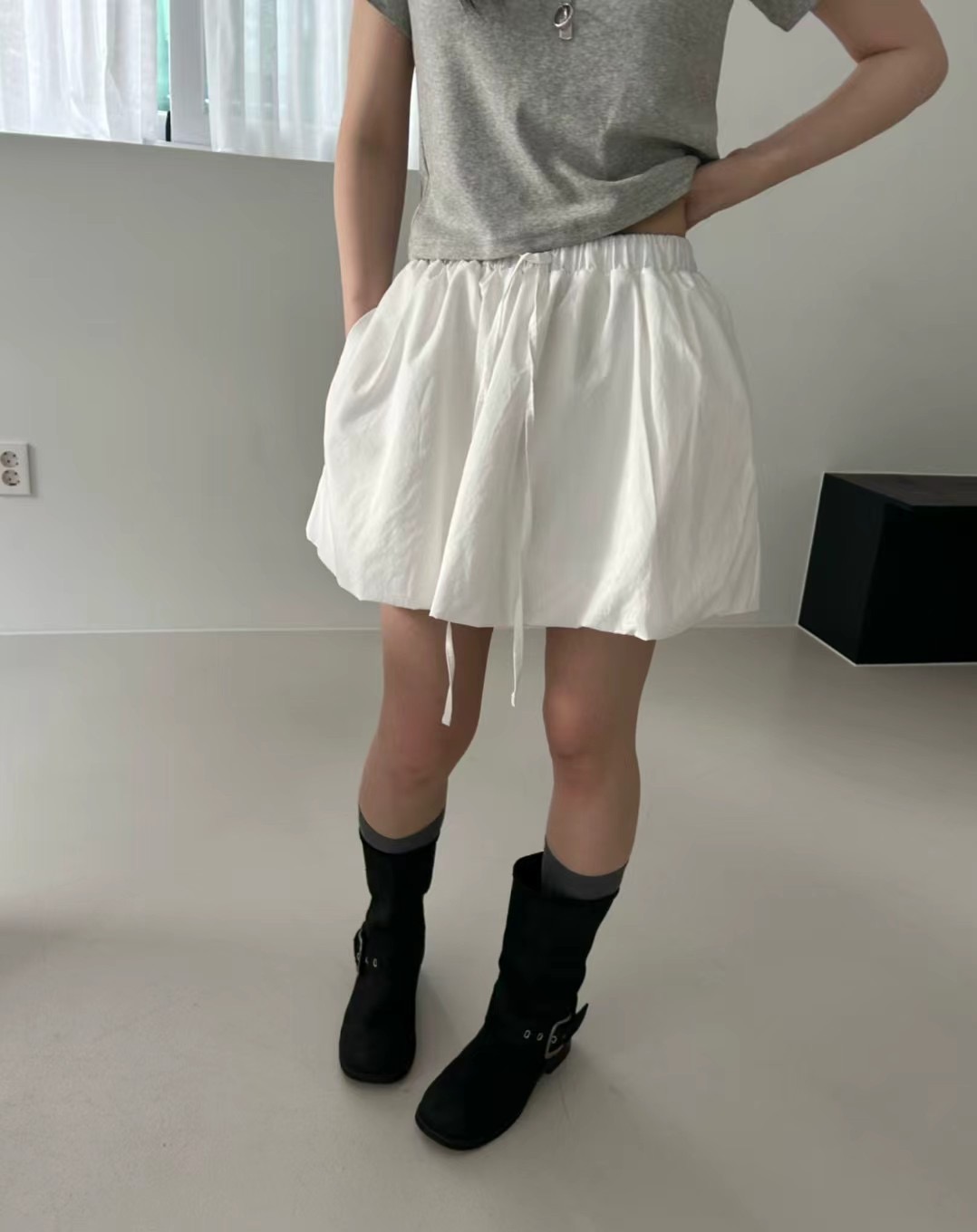 SAGE韓國㊣直郵東大門代購女裝新品人氣熱賣25春夏推薦短裙SAGE短裙