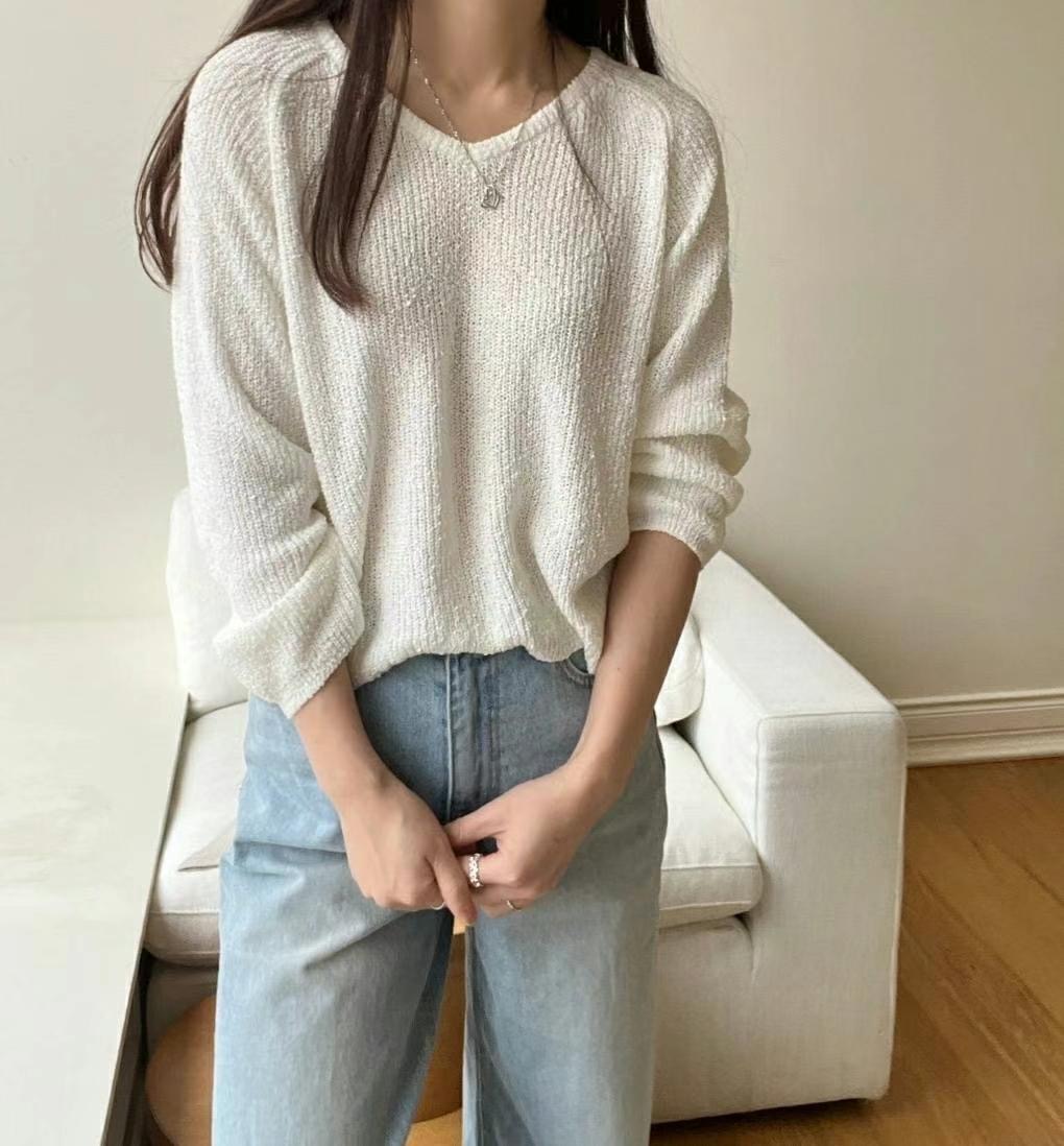 BOUNDARY韓國㊣直郵東大門代購女裝新品25春夏推薦人氣針織衫BOUNDARY針織衫