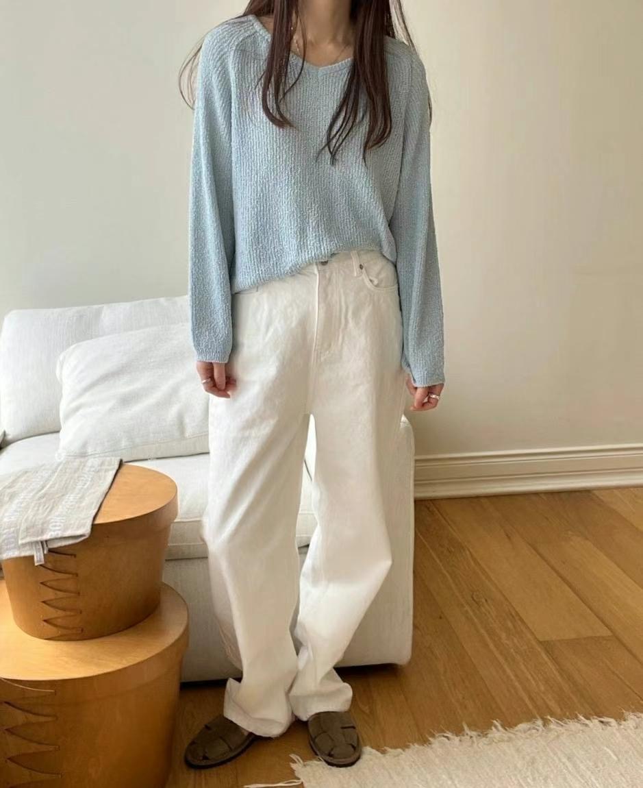 BOUNDARY韓國㊣直郵東大門代購女裝新品25春夏推薦人氣針織衫BOUNDARY針織衫