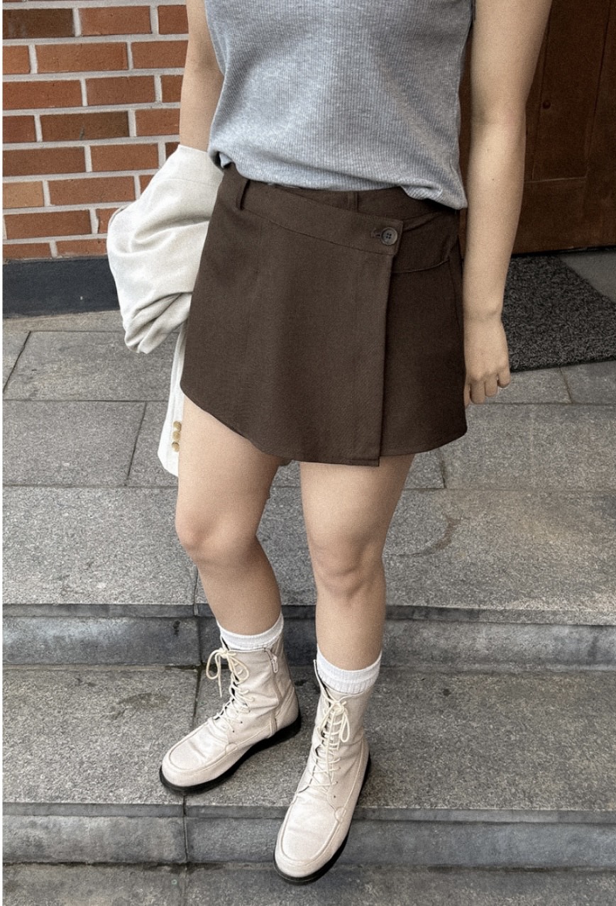 EOMPIT韓國直郵㊣女裝新款時尚熱賣休閑25春夏推薦人氣裙褲EOMPIT裙褲
