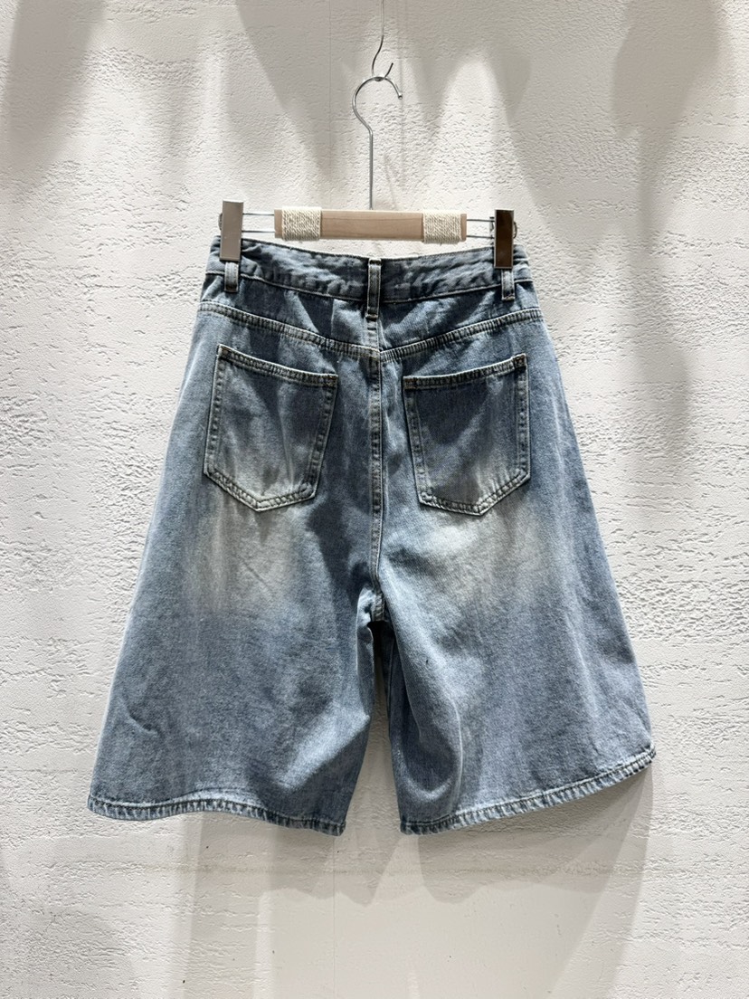 REMEMBER直郵韓國代購㊣女裝新品推薦熱賣25春夏休閑時尚短褲DENALL短褲