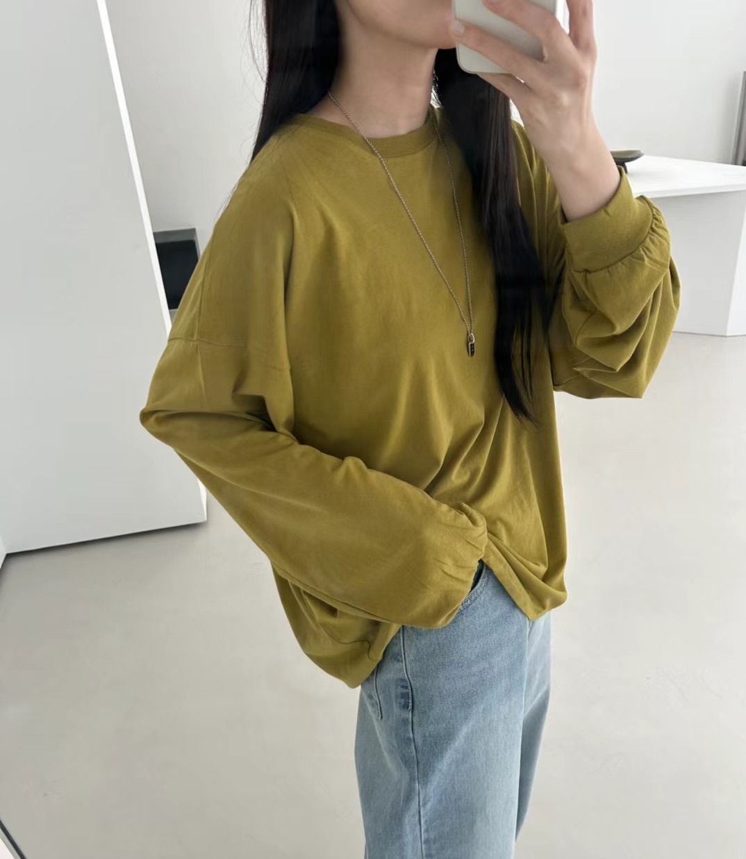 SAGE直郵韓國代購㊣女裝新品熱賣25春夏推薦人氣休閑長袖T恤SAGE長袖T恤