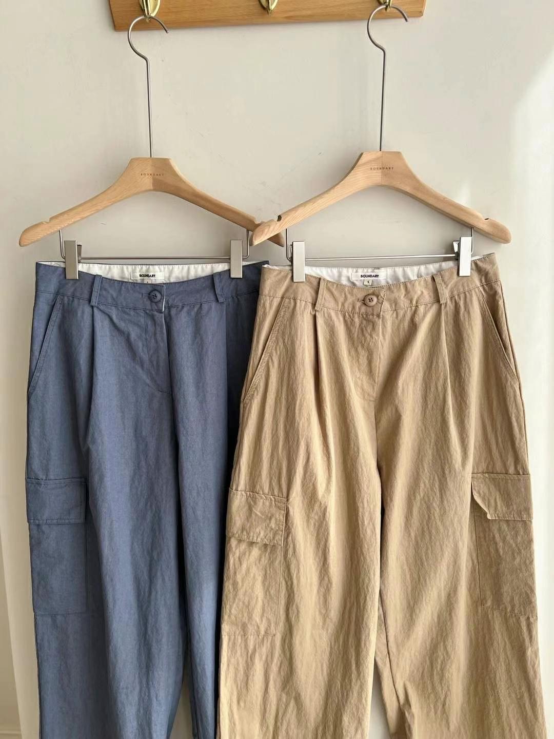 BOUNDARY韓國直郵㊣女裝新品人氣推薦25春夏休閑熱賣休閑褲BOUNDARY休閑褲