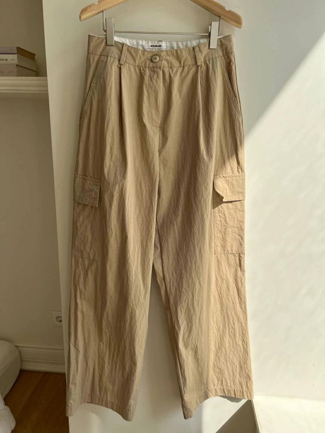 BOUNDARY韓國直郵㊣女裝新品人氣推薦25春夏休閑熱賣休閑褲BOUNDARY休閑褲圖色2