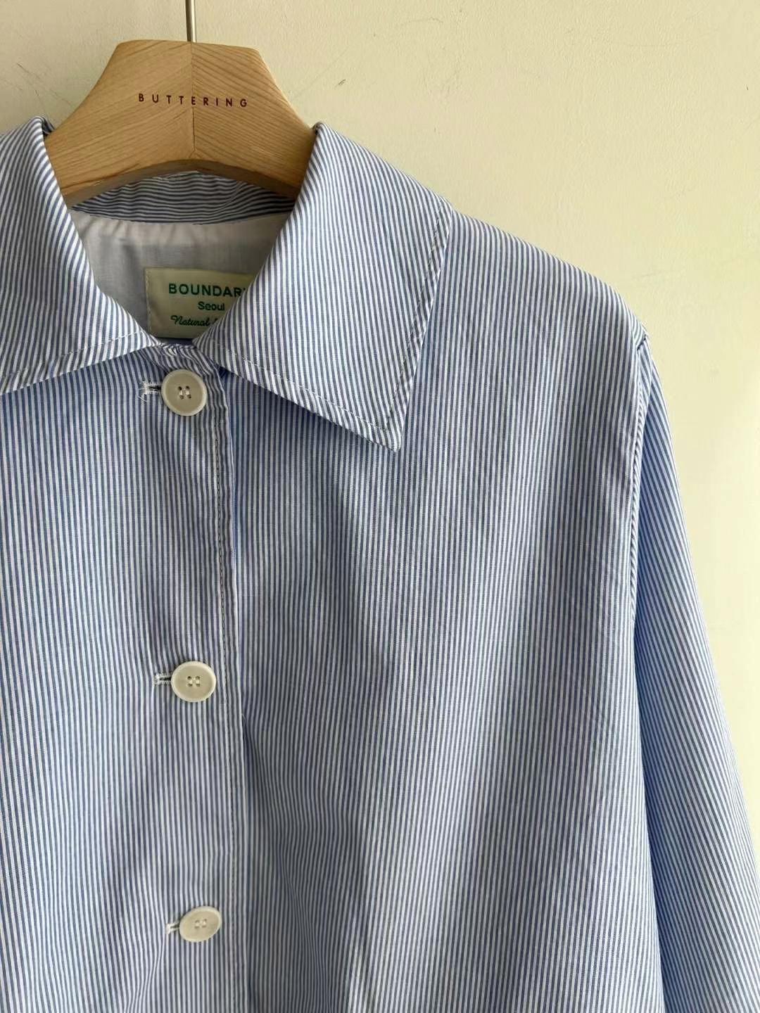 BOUNDARY韓國直郵㊣女裝新品熱賣人氣時尚推薦休閑襯衫蕾絲衫BOUNDARY襯衫/蕾絲衫