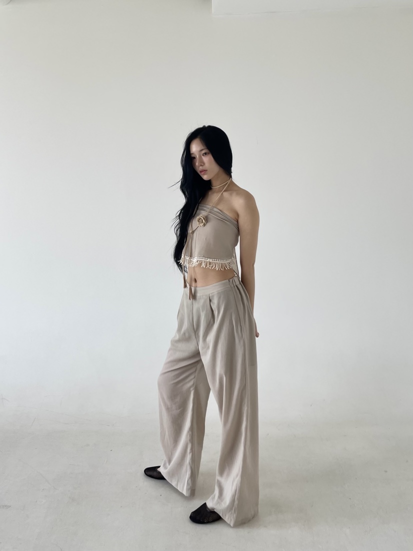 BETWEEN US直郵韓國代購㊣女裝新款時尚25春夏套裝不含腰帶JICJO:SEOUL套裝