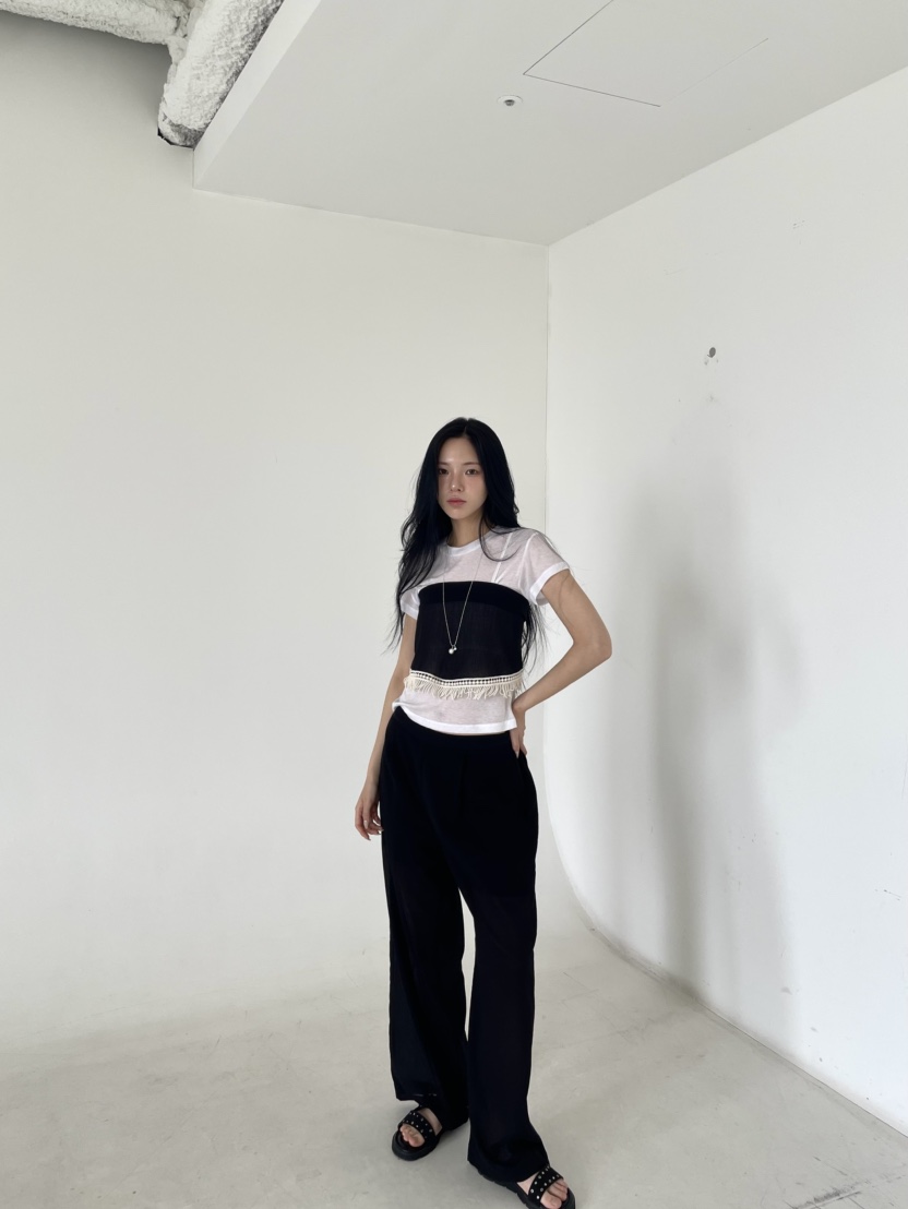 BETWEEN US直郵韓國代購㊣女裝新款時尚25春夏套裝不含腰帶JICJO:SEOUL套裝圖色2