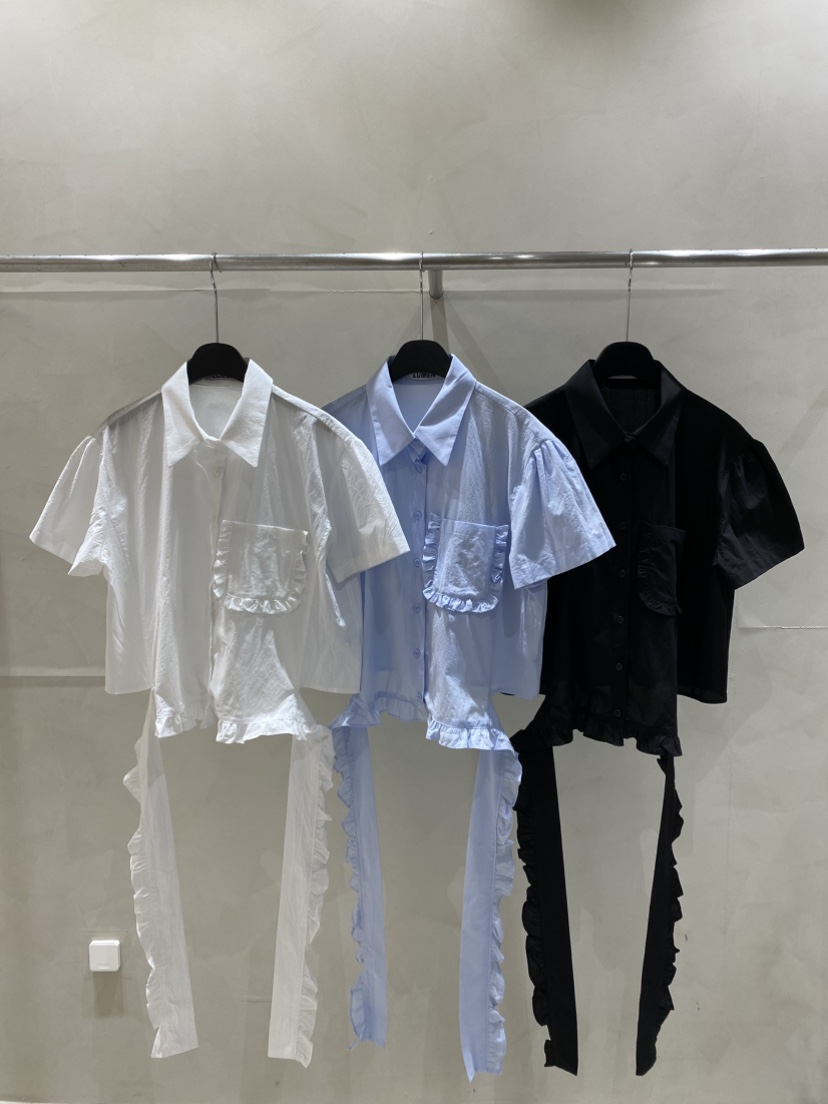 LUMEN-P韓國㊣直郵東大門代購女裝新品休閑推薦襯衫蕾絲衫LUMEN-P襯衫/蕾絲衫