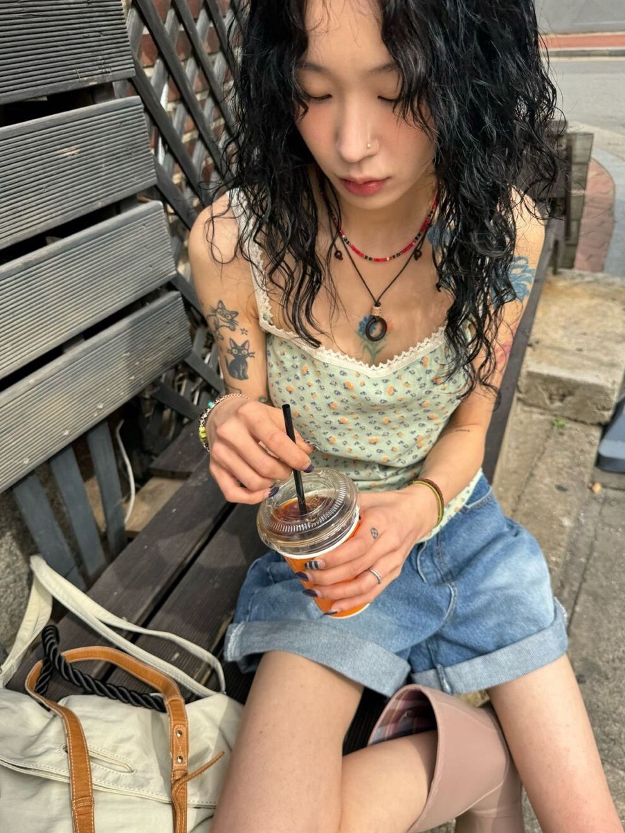 I I直郵韓國代購㊣女裝新款推薦人氣熱賣時尚休閑吊帶背心ITSSONG吊帶/背心