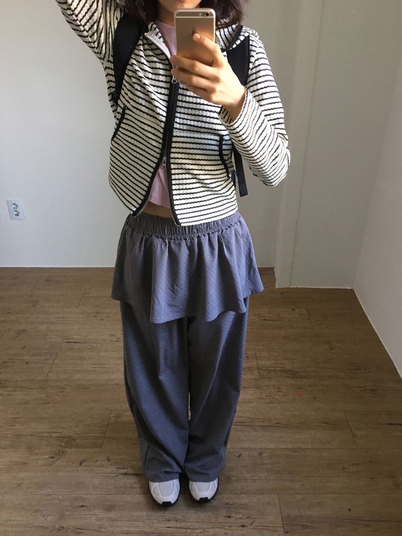 I I韓國直郵㊣女裝新品推薦25春夏休閑熱賣時尚裙褲圓點裙ITSSONG裙褲