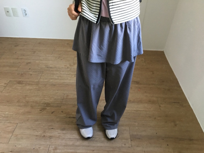 I I韓國直郵㊣女裝新品推薦25春夏休閑熱賣時尚裙褲圓點裙ITSSONG裙褲