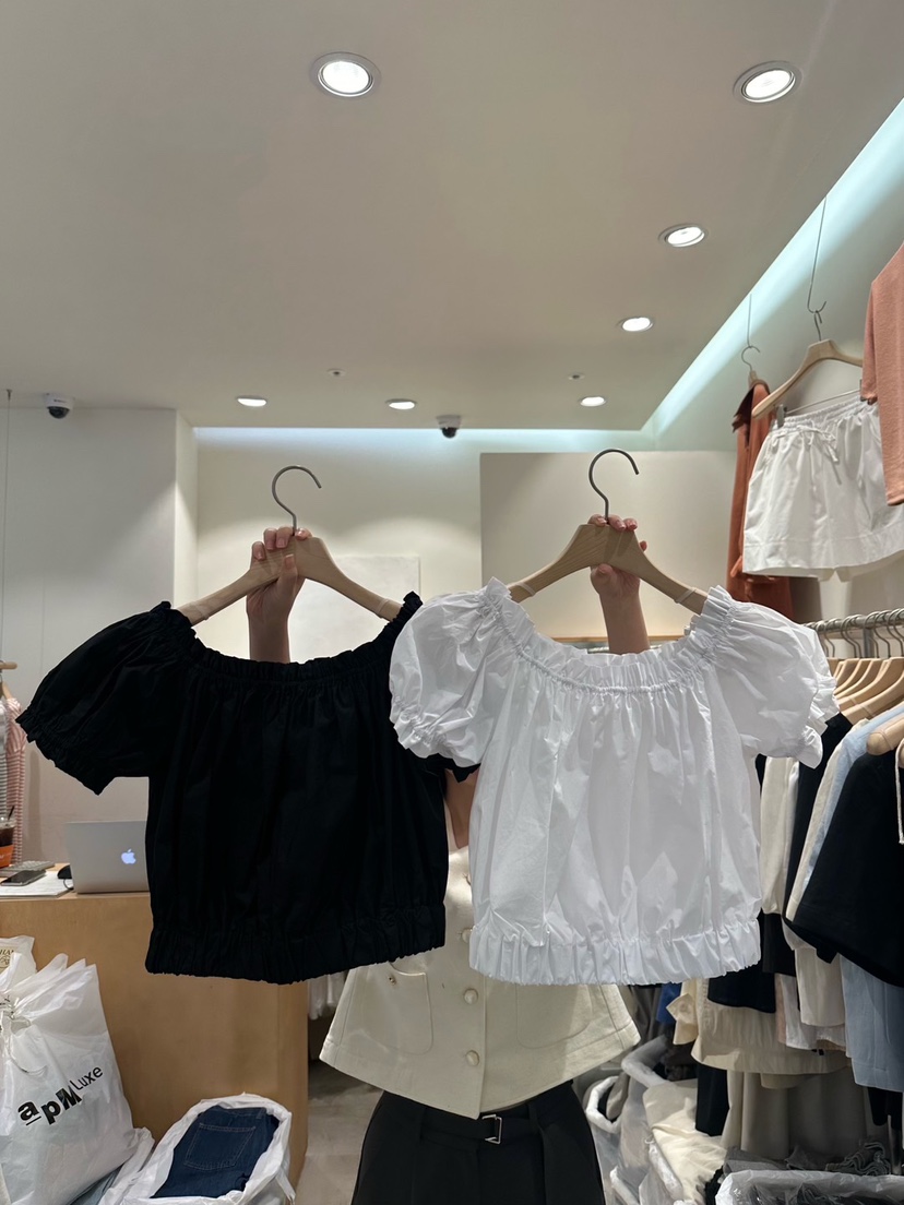 NOTTINGHAM韓國直郵㊣女裝新品時尚人氣25春夏休閑襯衫蕾絲衫NOTTINGHAM襯衫/蕾絲衫