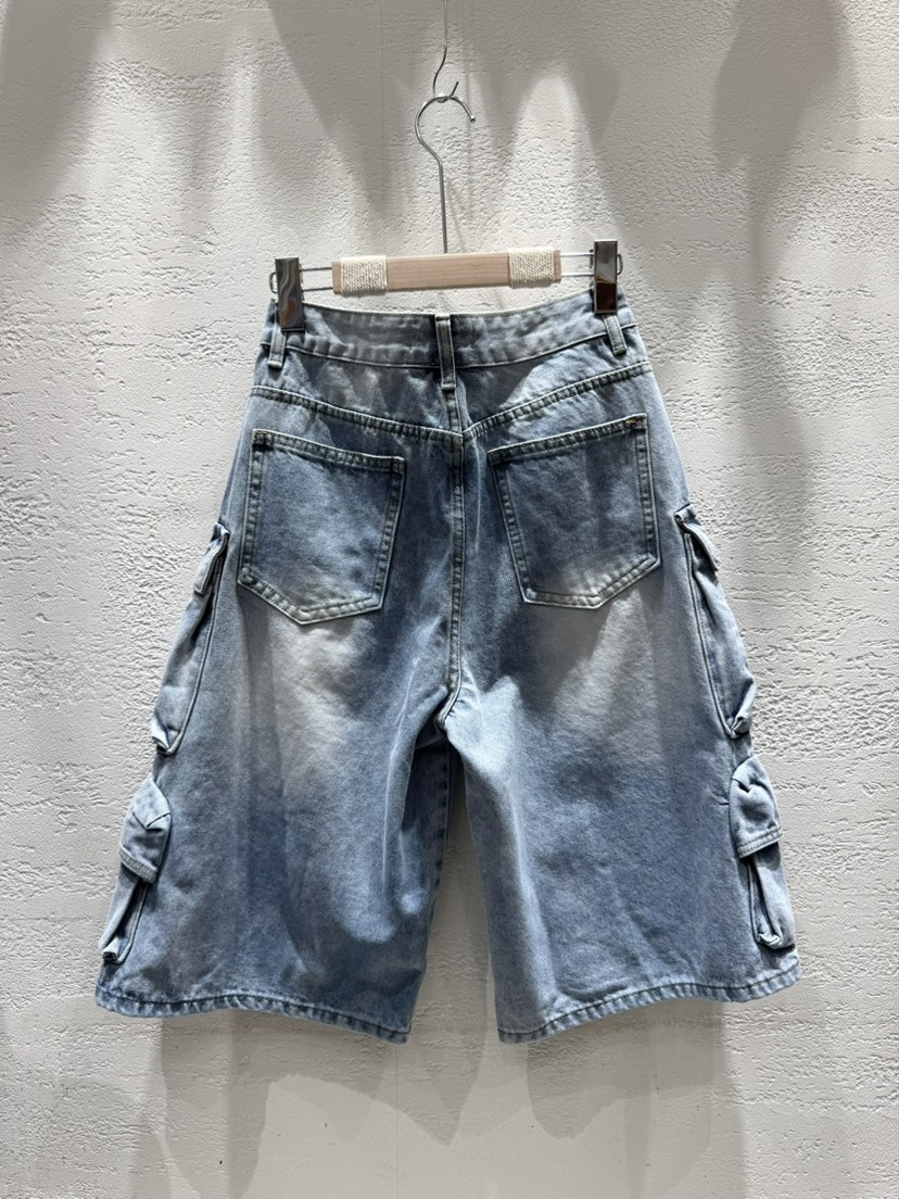 REMEMBER直郵韓國代購㊣女裝新品人氣時尚推薦25春夏休閑短褲DENALL短褲