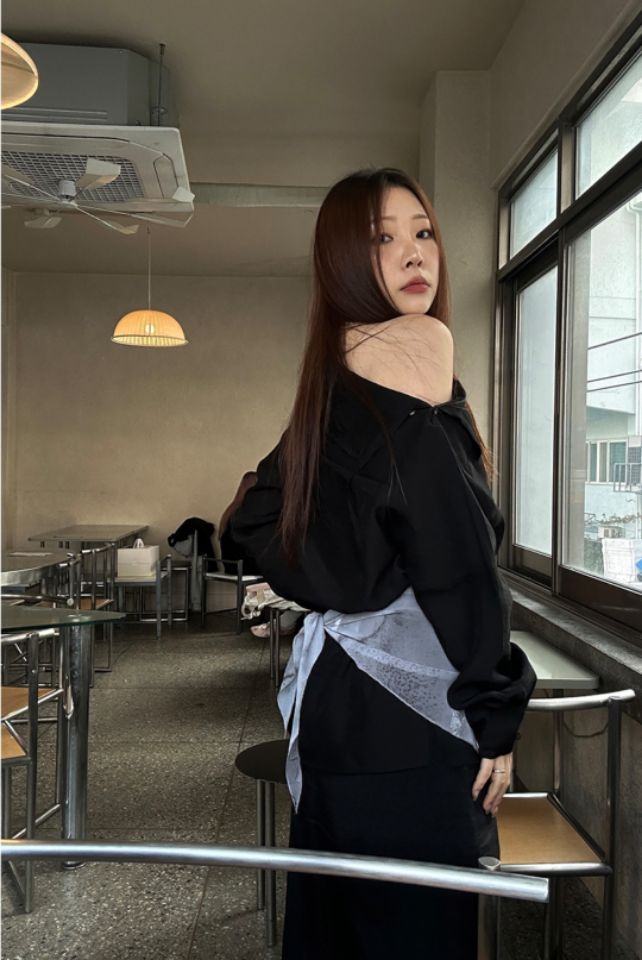 LIVE FOREVER韓國直郵㊣東大門實拍女裝新品休閑25春夏圍巾披肩LIVE FOR_EVER圍巾/披肩
