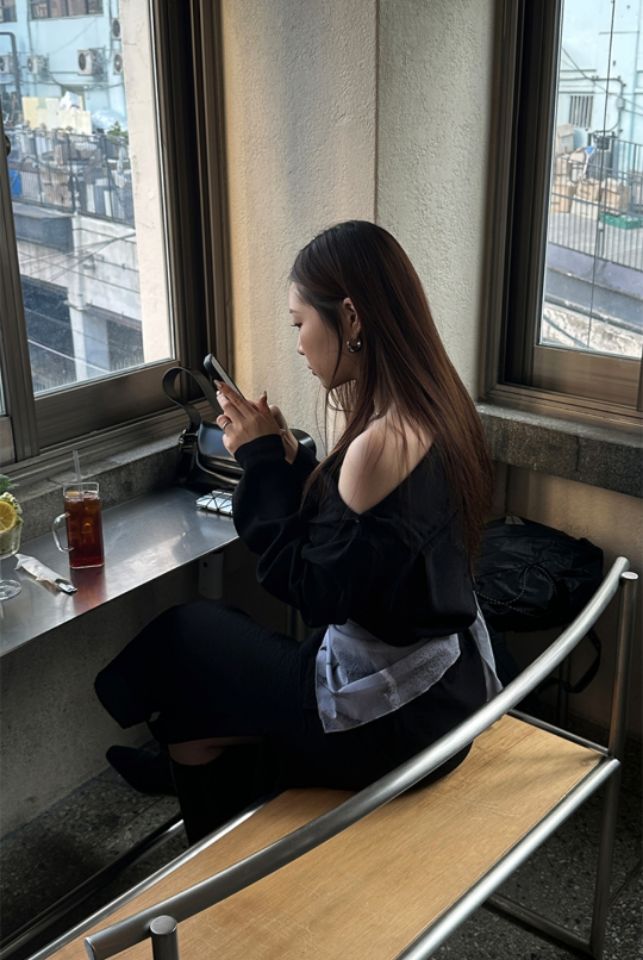 LIVE FOREVER韓國直郵㊣東大門實拍女裝新品休閑25春夏圍巾披肩LIVE FOR_EVER圍巾/披肩