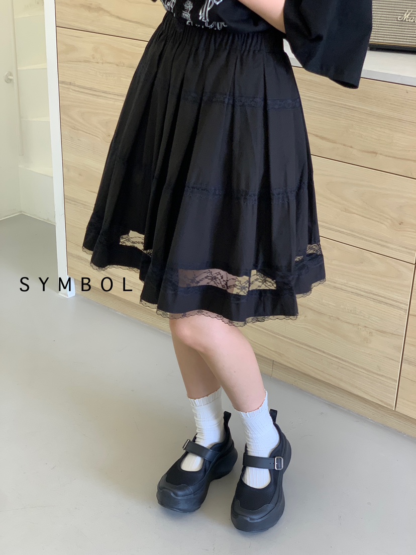 SYMBOL韓國直郵㊣東大門實拍女裝新款時尚推薦半身裙中短裙SYMBOL半身裙/中短裙