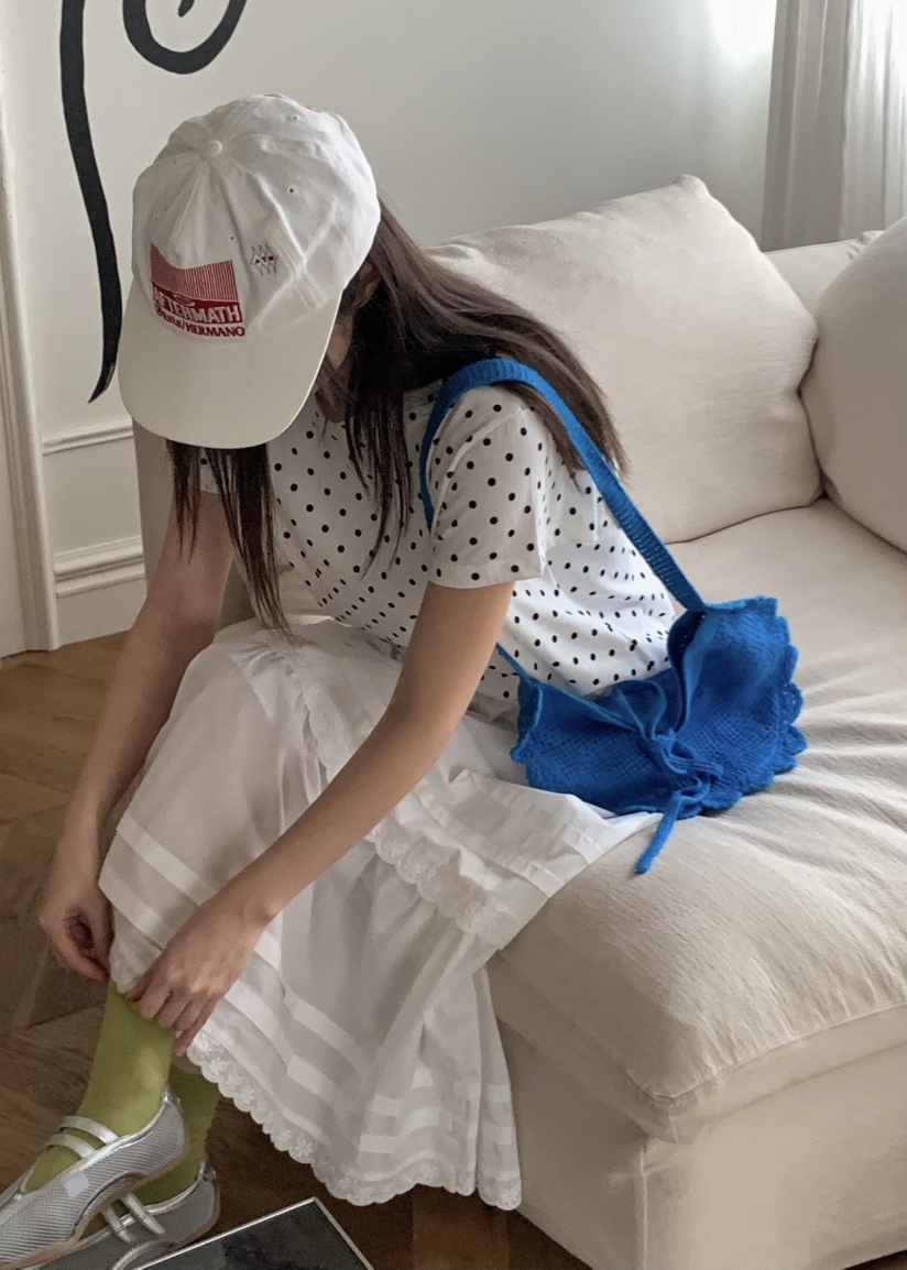 PEBBLE韓國直郵㊣東大門實拍女裝新品時尚推薦25春夏熱賣T恤PEBBLE/LAYERT恤