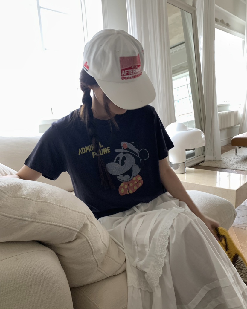 PEBBLE韓國㊣直郵東大門代購女裝新品休閑25春夏推薦時尚T恤PEBBLE/LAYERT恤