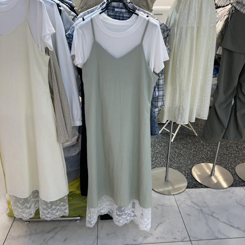 BELOVED韓國直郵㊣女裝新款熱賣時尚休閑25春夏套裝套裝蕾絲BELOVED套裝圖色2