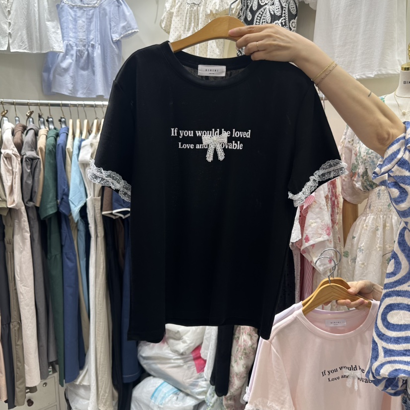 BIKINI韓國直郵㊣女裝新品時尚人氣25春夏推薦熱賣休閑T恤BIKINIT恤圖色6