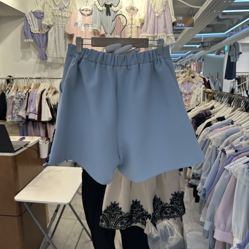 PAPA韓國直郵㊣東大門實拍女裝新品熱賣時尚25春夏休閑短褲PAPA短褲