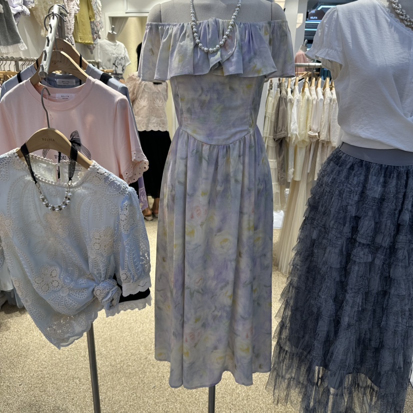 空韓國直郵㊣女裝新品休閑人氣熱賣25春夏時尚推薦連衣裙BELITA連衣裙