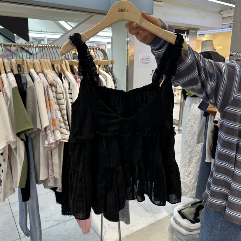 BONITA-Q直郵韓國代購㊣女裝新品時尚推薦熱賣25春夏吊帶背心BONITA-Q吊帶/背心圖色2