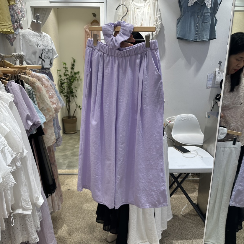 空韓國直郵㊣女裝新品熱賣人氣推薦休閑時尚25春夏休閑褲BELITA休閑褲圖色2