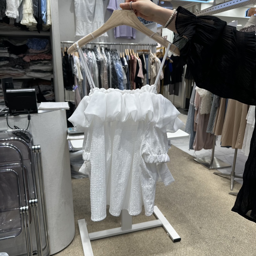 VIRUS韓國㊣直郵東大門代購女裝新款休閑25春夏人氣襯衫蕾絲衫VIRUS襯衫/蕾絲衫