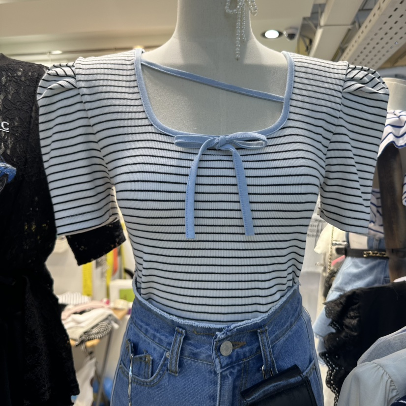 BLUE BANANA韓國㊣直郵東大門代購女裝新款25春夏人氣時尚T恤BLUE BANANAT恤圖色2