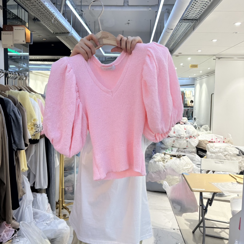 SAGE BRUSH韓國㊣直郵東大門代購女裝新品休閑人氣25春夏針織衫SAGE BRUSH針織衫